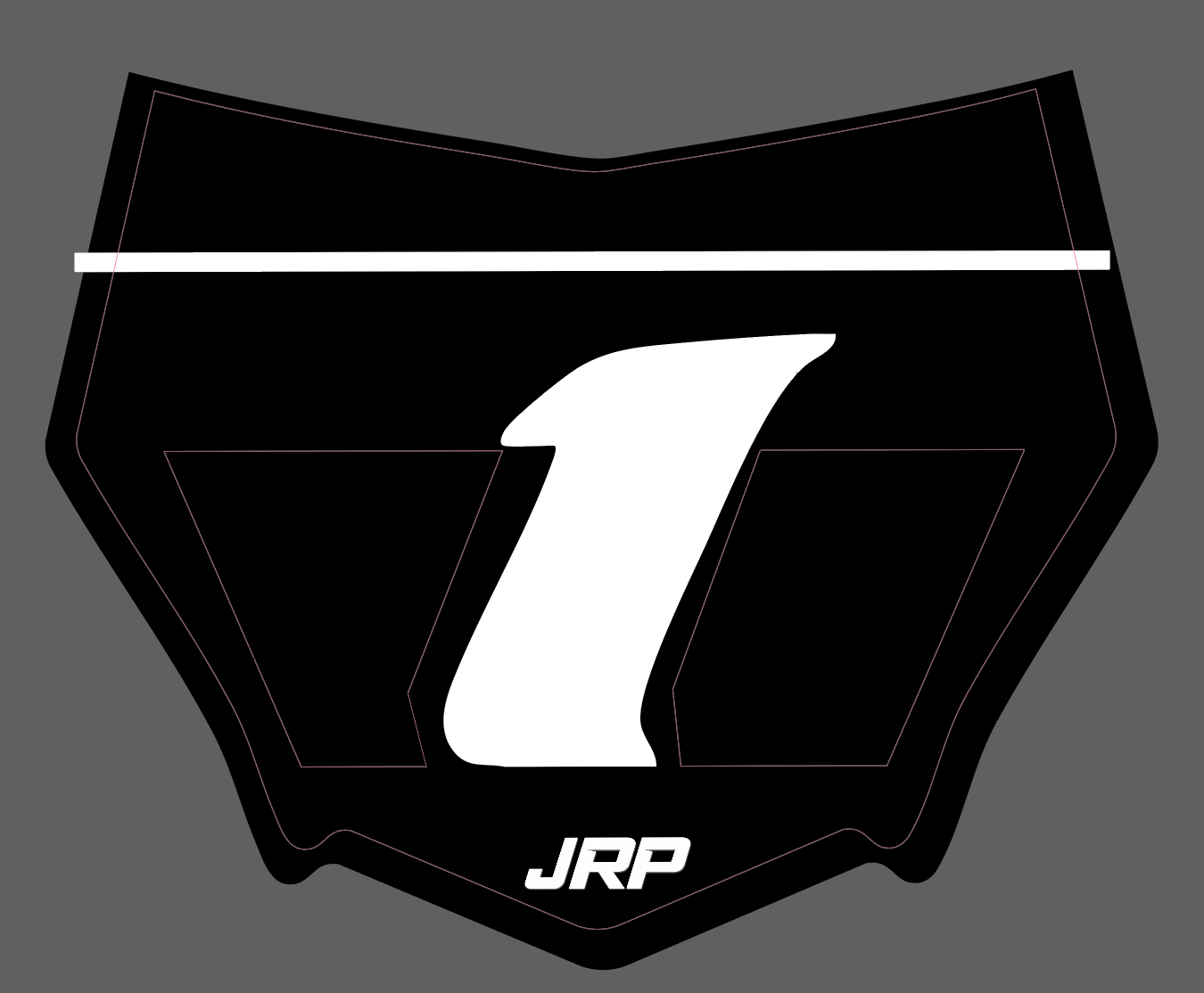 Vented Plate Motocutz Decal Only