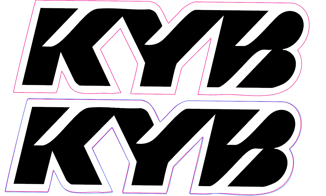 KYB Fork Tube Decals