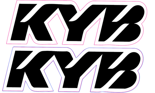 KYB Fork Tube Decals