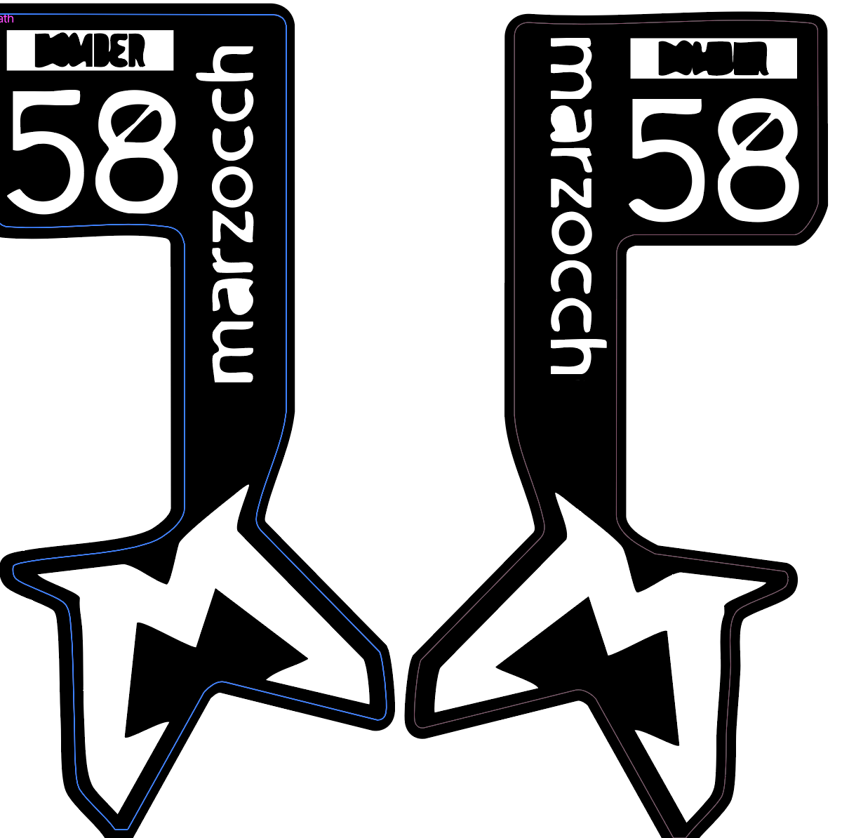 Bomber 58 Decals